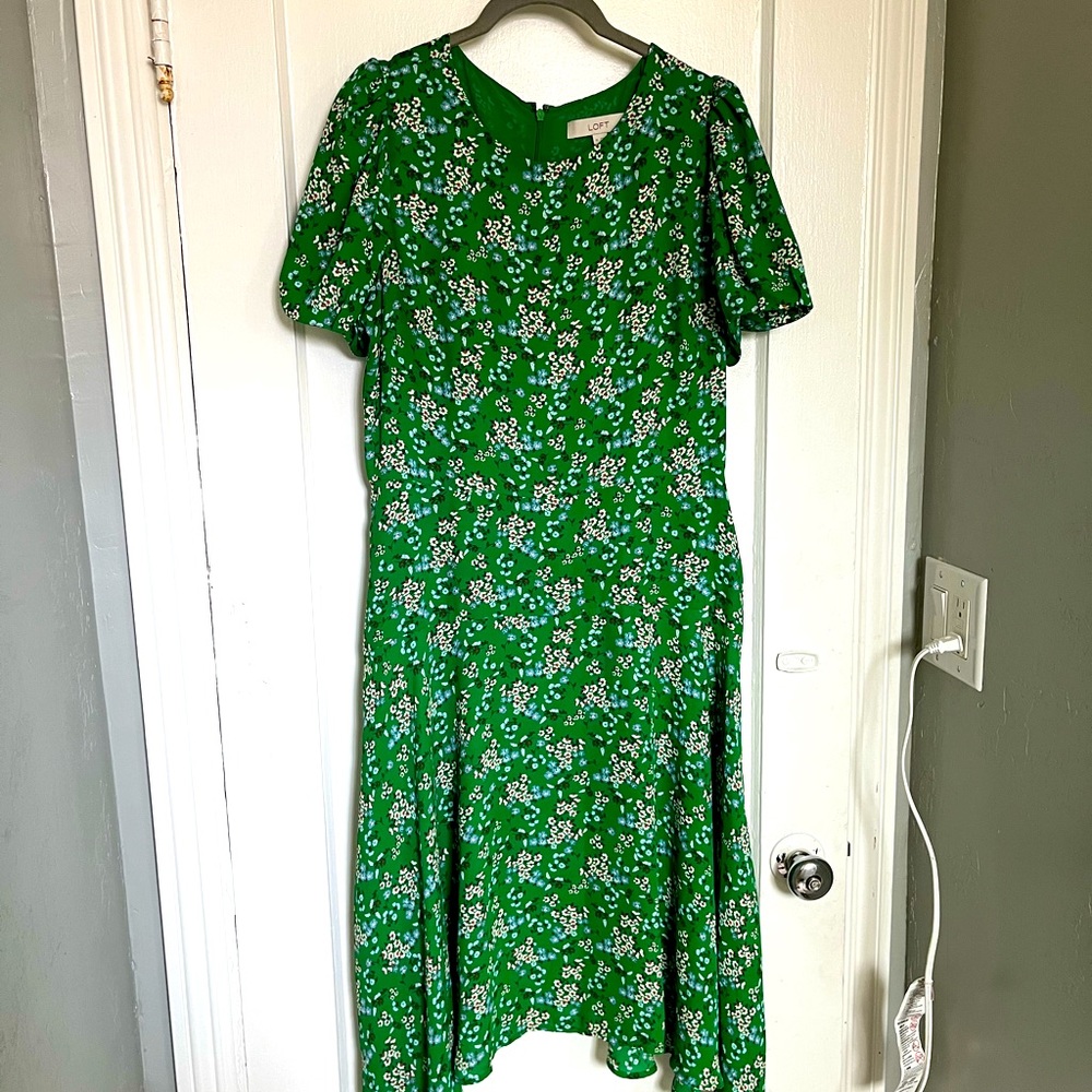 LOFT FIT & FLARE DRESS